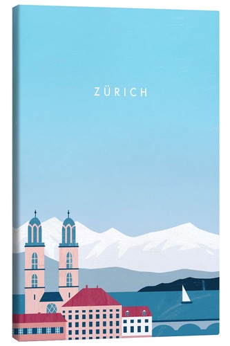 Leinwandbild zürich katinka - zürich,
