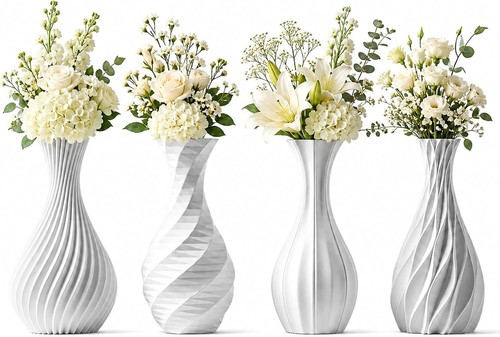 4er set mini vase pla - set,