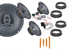 Ground Zero Lautsprecher Set für VW Golf 6 BJ 08-13 Tür Vorn Hinten 540 W Bügel