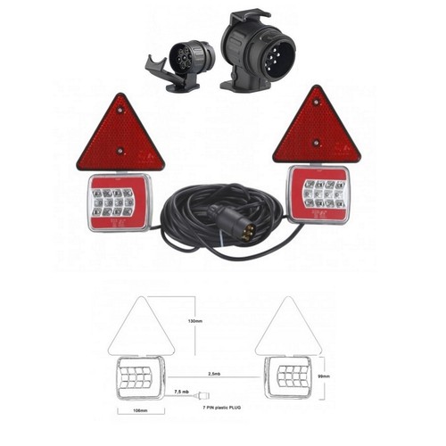 Led rückleuchten set - led,