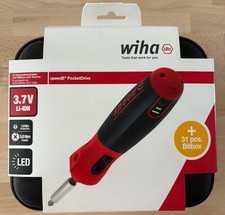 Wiha speedE PocketDrive 45791 Akku-Stabschrauber 3.7 V Li-Ion + Bitbox + Tasche