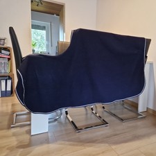 Nierendecke, Ausreitdecke, Fleece, Dunkelblau, Größe Full