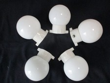 5 alte DDR Flurlampen