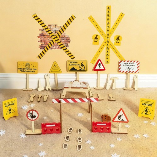 Wichtel baustelle set miniatur - wichtel,
