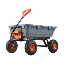 Uimoso Transportwagen Gartenwagen Schubkarre Handwagen mit Kippfunktion 360 kg