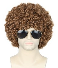 Afro perücke kurz lockig - kurz,