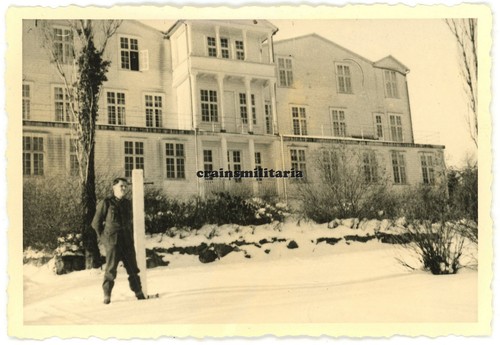 Orig foto soldat bei hotel - orig.,
