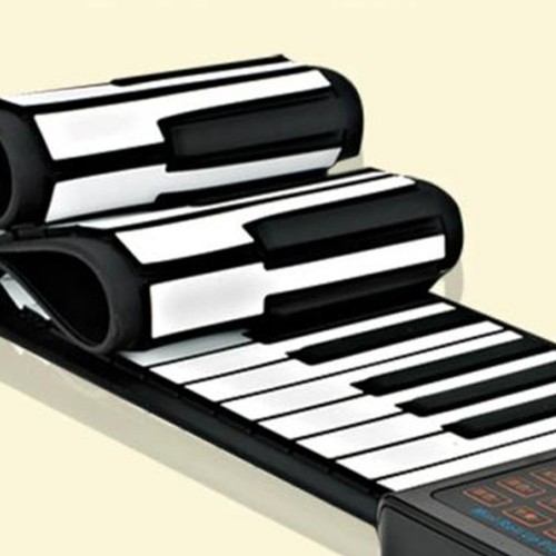 Roll piano tasten - roll-up-piano,