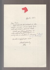 Original Brief John Murphy Prinz Eisenherz USA Prince Vailant handschrift signie