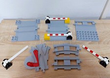 LEGO DUPLO EISENBAHN SCHIENEN GEBOGEN GERADE WEICHE BAHNÜBERGANG 10874 10875 NEU