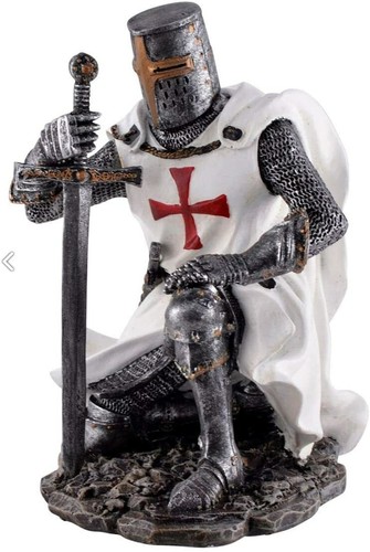Tempelritter knieend figur - knieend,