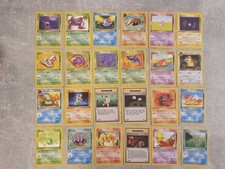 Pokémon Karten Sammlung • Nur 1 Edition • Team Rocket Fossil Set • Deutsch 