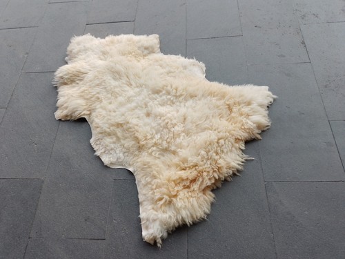 85x120 natur schaffell teppich - natur,
