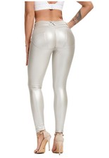 Damen Push Up Leder Optik