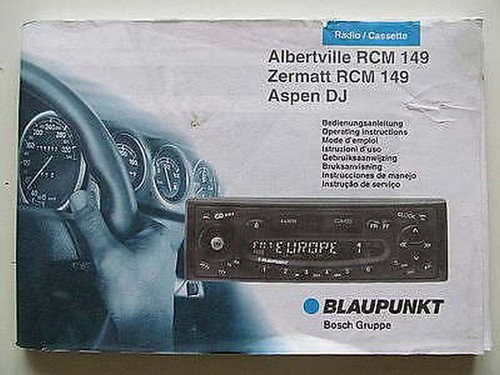 Betriebsanleitung auto radio - betriebsanleitung,