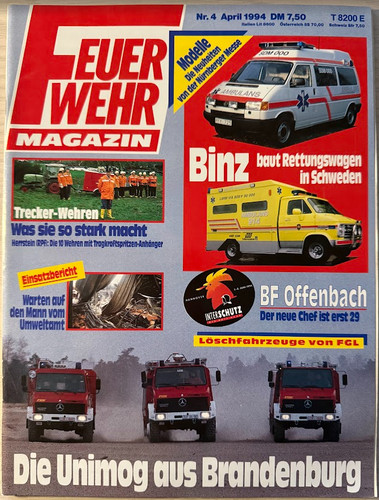 Feuerwehr magazin april - feuerwehr,