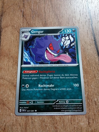 Pokemon karte gengar deutsch - karte,