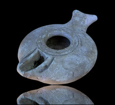 Antike Terrakotta Öllampe