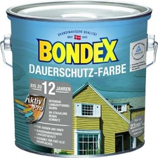Bondex Dauerschutz-Holzfarbe 2,5 l, kakao / schokoladenbraun Holzschutzfarbe