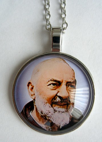 Halskette pater pio - halskette, necklace