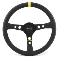 Momo Leder Sportlenkrad Modell MOD. 07 350mm schwarz black steering wheel volant