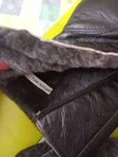 Lederschuhe mit Lammfell Gr