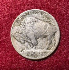 USA: 5 Cent  1913 S BUFFALO /