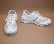 rollingsoft by Gabor Damen Sneaker in Weiss / Grau Leder / Textil Grösse 40