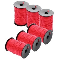 6x Maurerschnur rot
