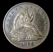 1856 Seated Liberty Half