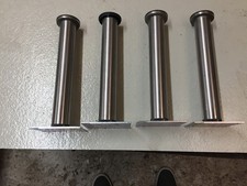 4 IKEA Capita Beine Möbelfüße 18612 , 20 cm - 1 Satz, Edelstahl