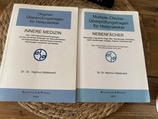Kreawi Prüfungstrainer für Heilpraktiker Hartmut Hildebrand 2 Bücher 2015 2018