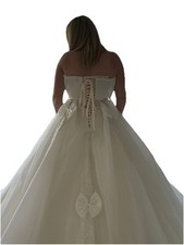 Cinderella Brautkleid Lange Schleppe Neu