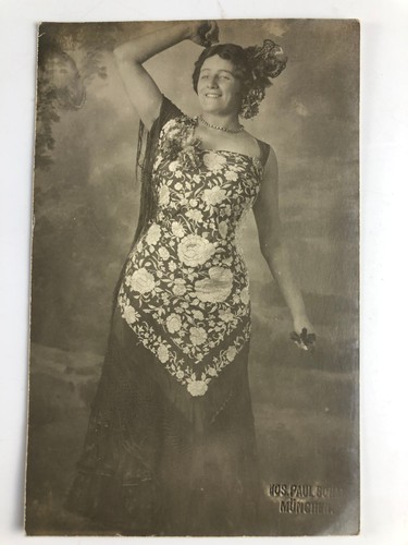 Antike foto postkarte - postkarte,