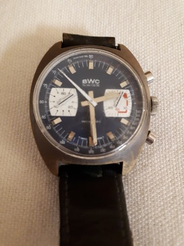 Bwc swiss incabloc chronograph - swiss,