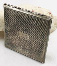 Taschenspiegel Vintage Silberfarben, K K gestempelt.