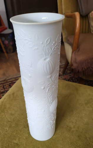 Kaiser porzellan vase weiß - porzellan,
