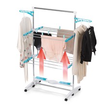 EASYmaxx Wäscheständer elektrisch Gebläse Wäsche Turm Trockner Kleider Ständer