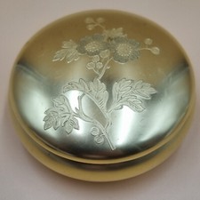 Seltene alte Dose Porzellan Epiag Pirkenhammer, Goldrelief, Gold, Deckeldose