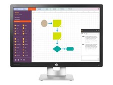 HP EliteDisplay E242 24 Zoll Monitor Full HD HDMI DP VGA schwarz - ohne Standfuß