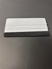 Grauer Rakel XL mit Filzkante