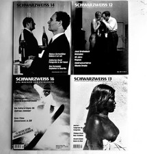 SCHWARZWEISS Das Magazin für Fotografie - 4 Exempl. Nr. 12,13,14,16