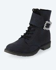Leder Stiefel blau 38 Damen
