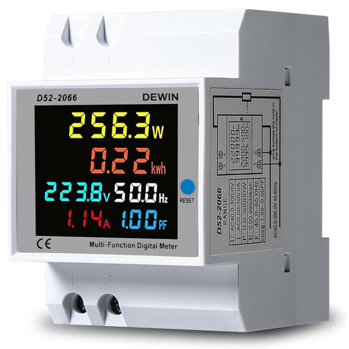 Stromzähler hutschiene lcd - hutschiene,