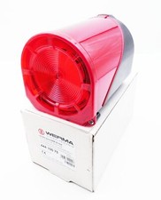 Werma 444 100 75 24VAC/DC RD LED-Blitz-Sirene BWM 32 Töne  -unused/OVP-