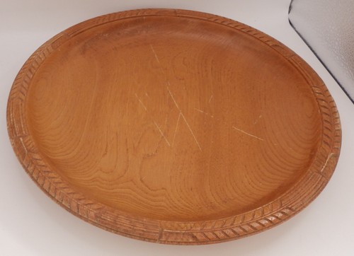 Holzteller mit dekor ähren - holzteller,