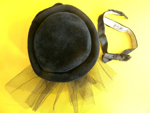 Fascinator hut damen schwarz - fascinator,