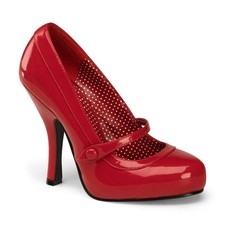 CUTIEPIE-02 Pin Up Couture High-Heels Mary Jane Riemchenpumps rot Lack günstig