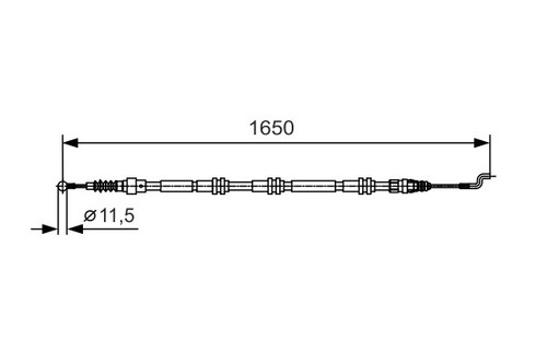 Bosch 987 482 016 seilzug - 1,