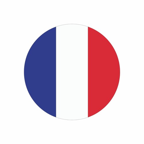 France stickers 5cm round
